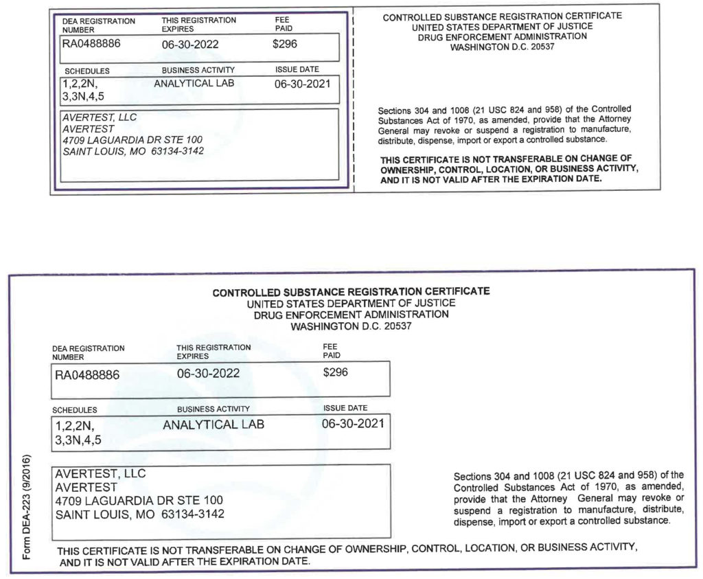 Lab Certifications Averhealth